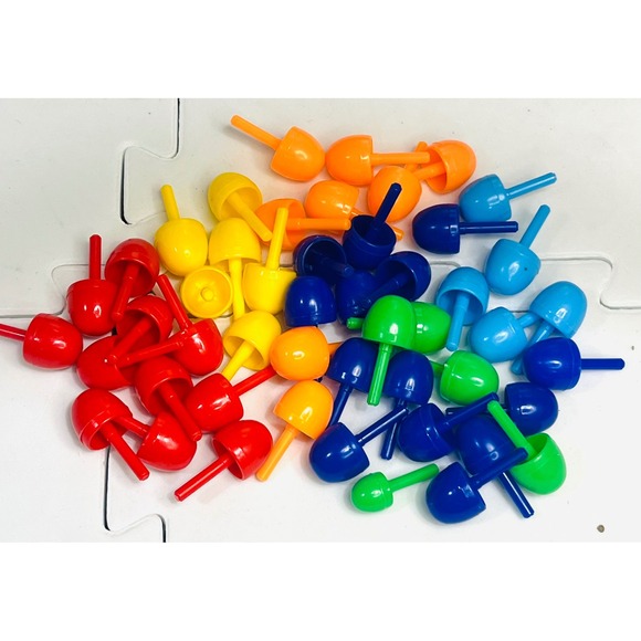 Discovery toys Gears Go Round vintage 101 pc building toy QUERCETTI Italy 4-8 yr - Picture 3 of 13